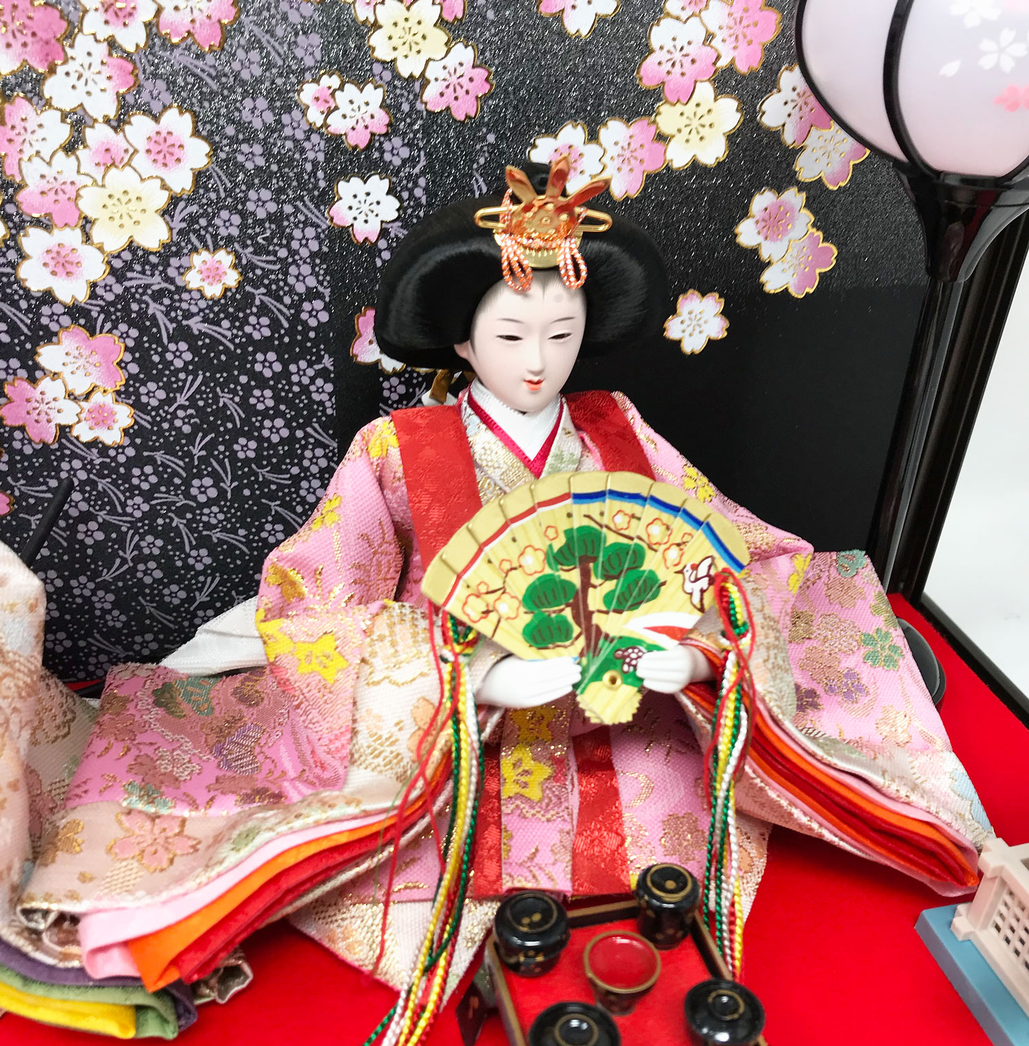 雛人形 コンパクト 親王ケース飾り｜上品な雛人形 コンパクト