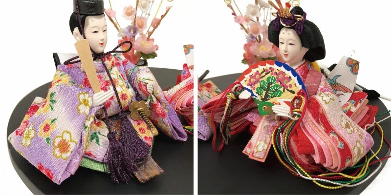 コンパクト雛人形　美品　送料込み　　ひな祭りまで日にちかわない為最終値下げ コンパクト雛人形 美品 送料込み ひな祭りまで日にちかわない為
