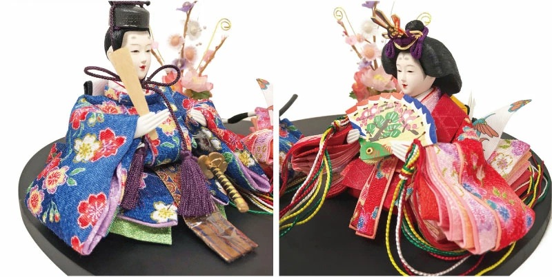 雛人形 コンパクト まるがた｜丸い形が可愛い雛人形
