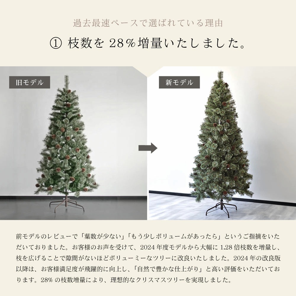 簡単組立式】Spruce（スプルース） ヨーロッパトウヒツリー ツリー単品