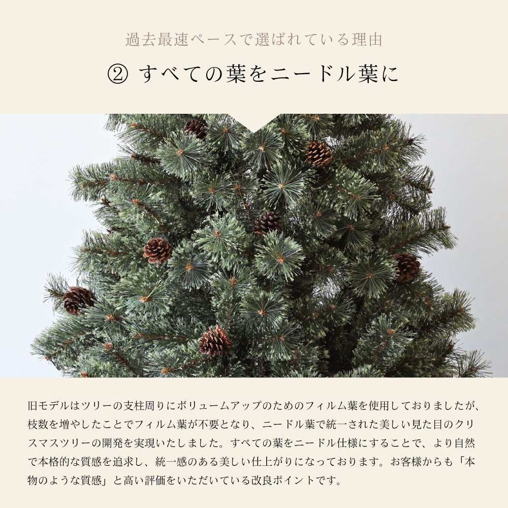 簡単組立式】Spruce（スプルース） ヨーロッパトウヒツリー ツリー単品