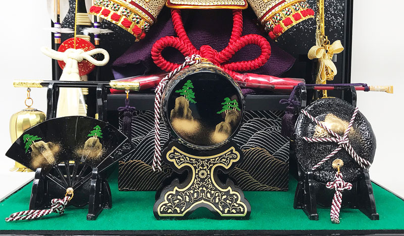 五月人形 コンパクト PREMIUM（プレミアム）特選正絹縅兜飾り