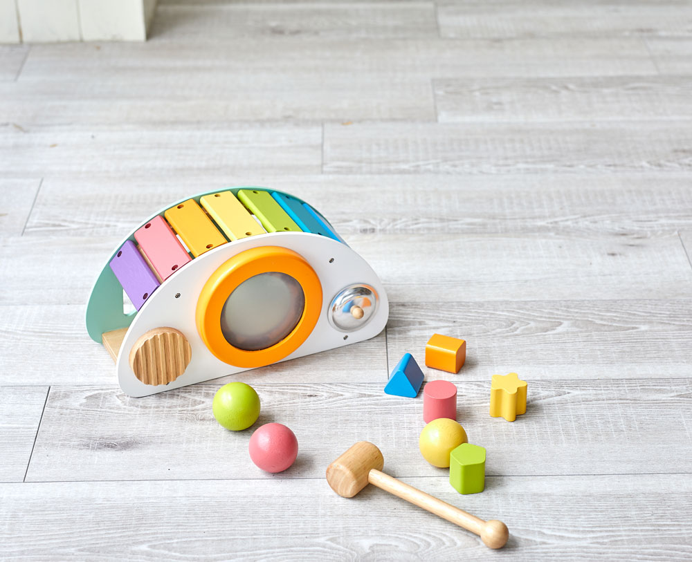 木のおもちゃ】Im toy コンパクト おしゃれ｜恵月人形本舗