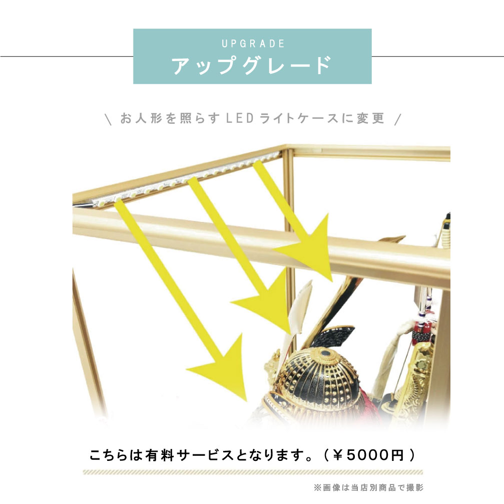 五月人形 コンパクト 定番コンパクト兜ケース飾り | 今どきモダンな武将兜