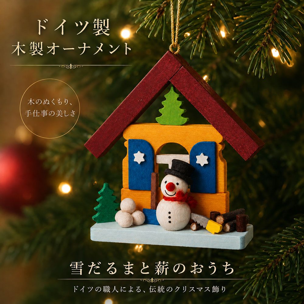 木のクリスマスオーナメント ドイツ製 レロ社 Graupner Holzminiaturen（グラウプナー・ホルツミニアトゥーレン