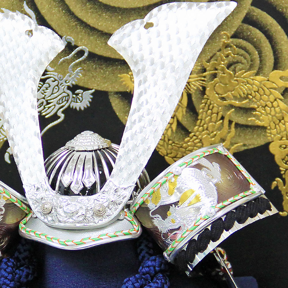 壁掛け五月人形 五月人形 コンパクト 壁掛けオリジナル兜ケース飾り | 省