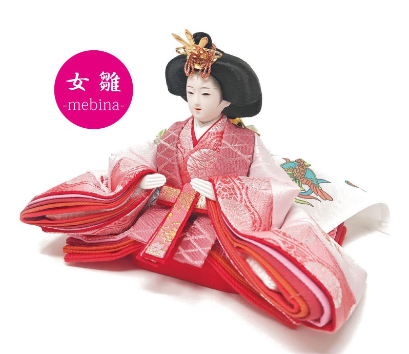 雛人形 コンパクト 収納親王飾り｜省スペースで美しい雛人形