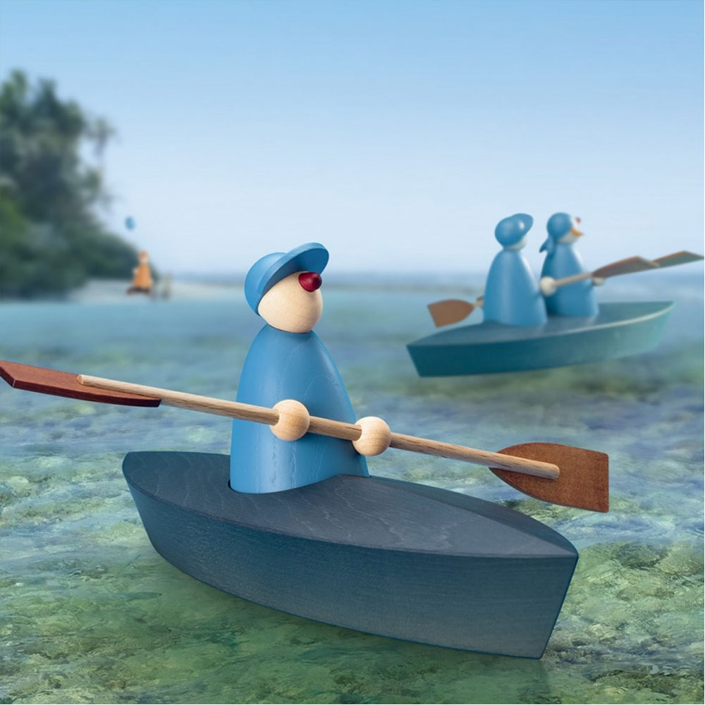 Kohler(ケーラー) カヤック ドイツ製 高級 木製オブジェ コンパクト