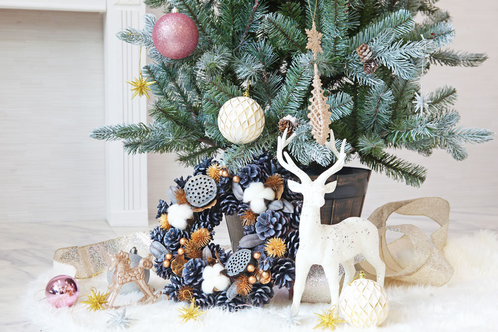 クリスマスリース 30cm×24cm Xmas 【公式通販】