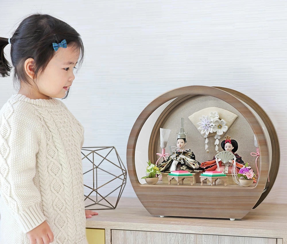 雛人形 コンパクト Premo Gray(プリモ グレー)｜落ち着いたグレー雛人形