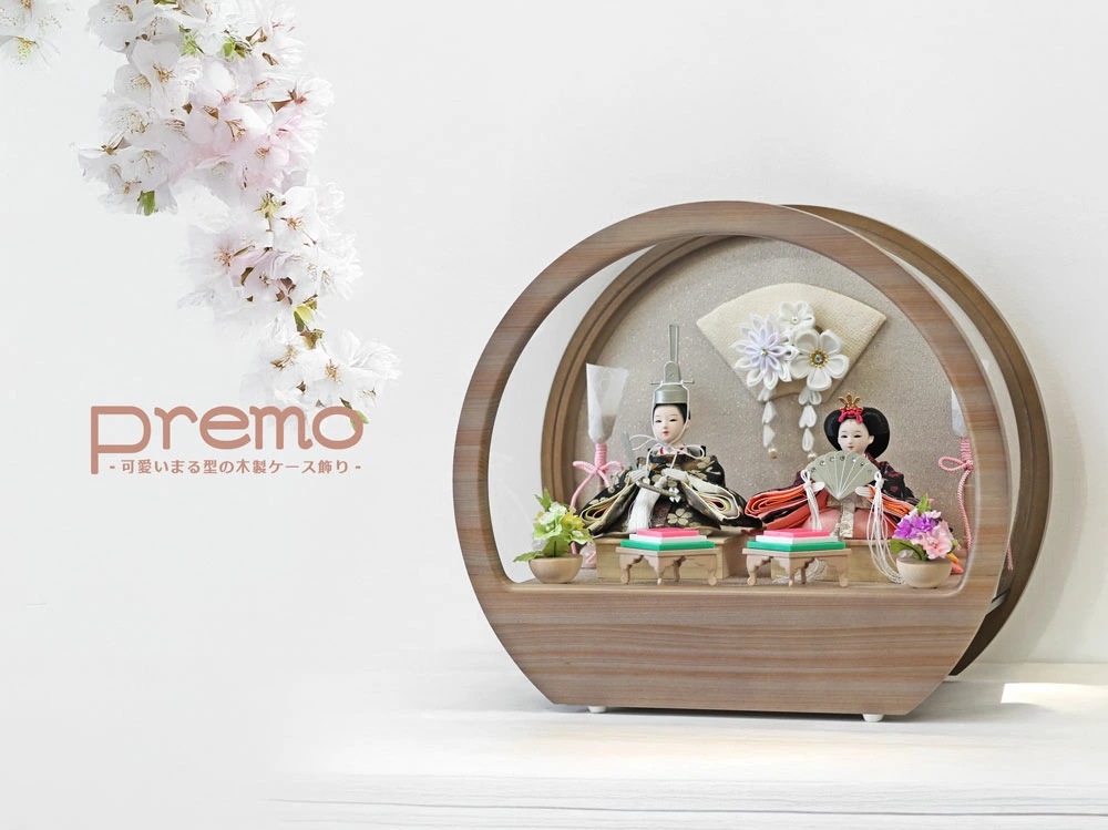 雛人形 コンパクト Premo Gray(プリモ グレー)｜落ち着いたグレー