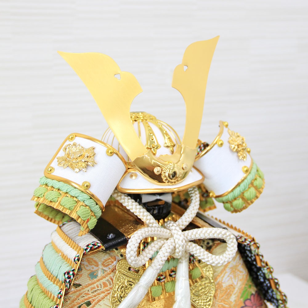 5月兜 五月人形 K-413 京兜平飾り 8号 紺糸裾濃縅之兜【京甲冑