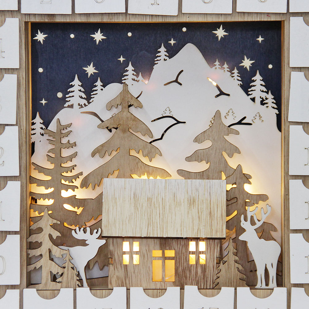 アドヴェントカレンダー コンパクト おしゃれ｜恵月人形本舗