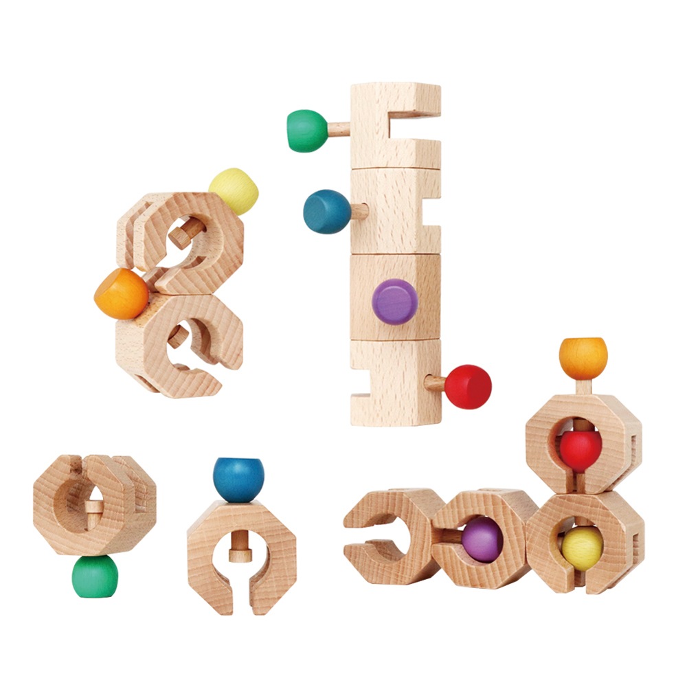 つなぐ・動かす・変形する！無限に遊びが広がる新感覚の組み立ておもちゃ