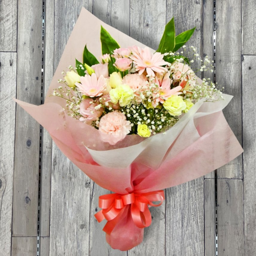 #1505 スタンダード花束(ピンク系)