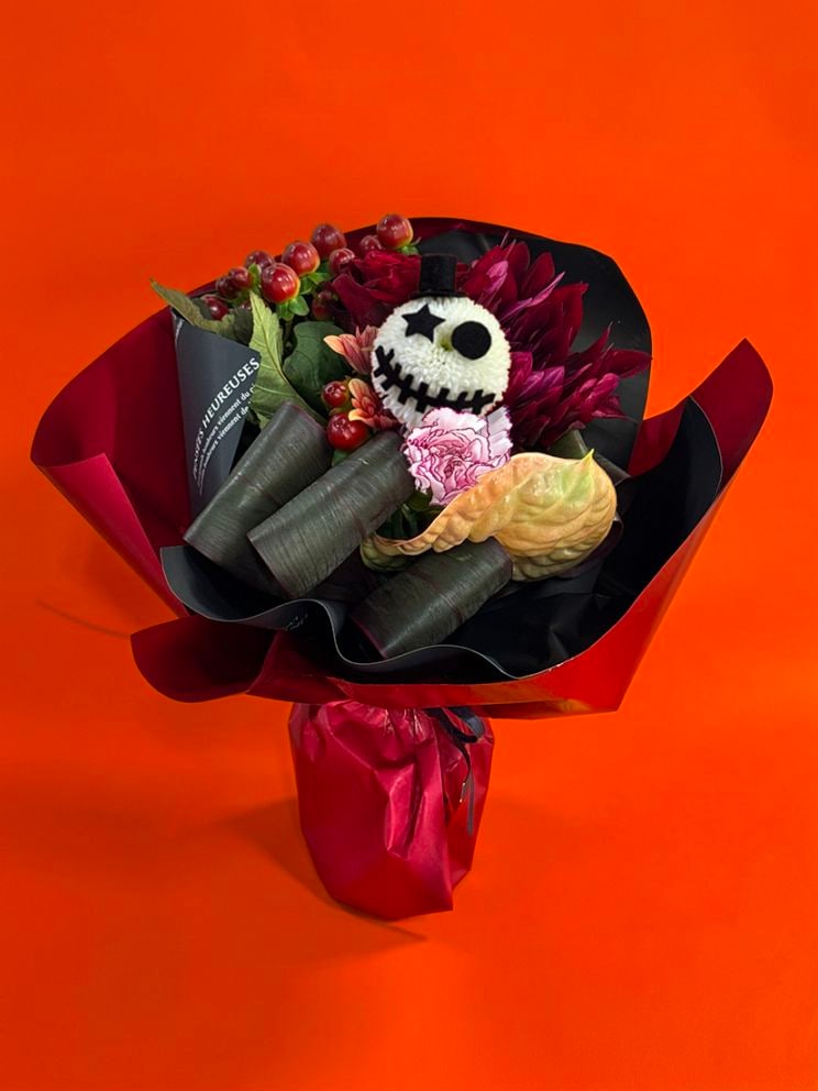 #1640 【ハロウィン限定】おばけマムブーケ ── スプーキー・スター