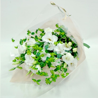 #1126 ホワイト・グリーンの花束