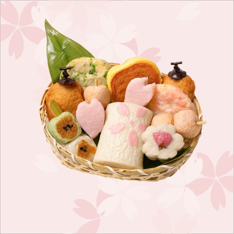 春の尾道 さくらかご