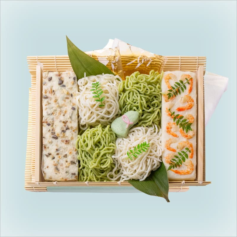 魚素麺と夏板／磯すだれ