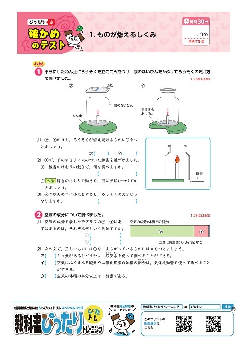 教科書ぴったりトレーニング 小学６年 理科 教育出版版 教科書ぴったりトレーニングシリーズ 新興出版社啓林館 文研出版 Webショップ