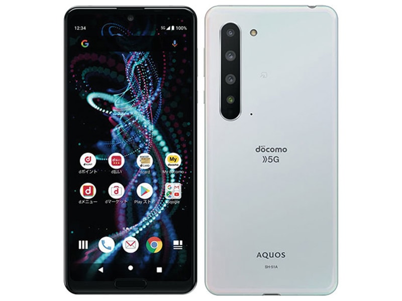 SHARP SIMフリー AQUOS R5G SH-51A Aurora White