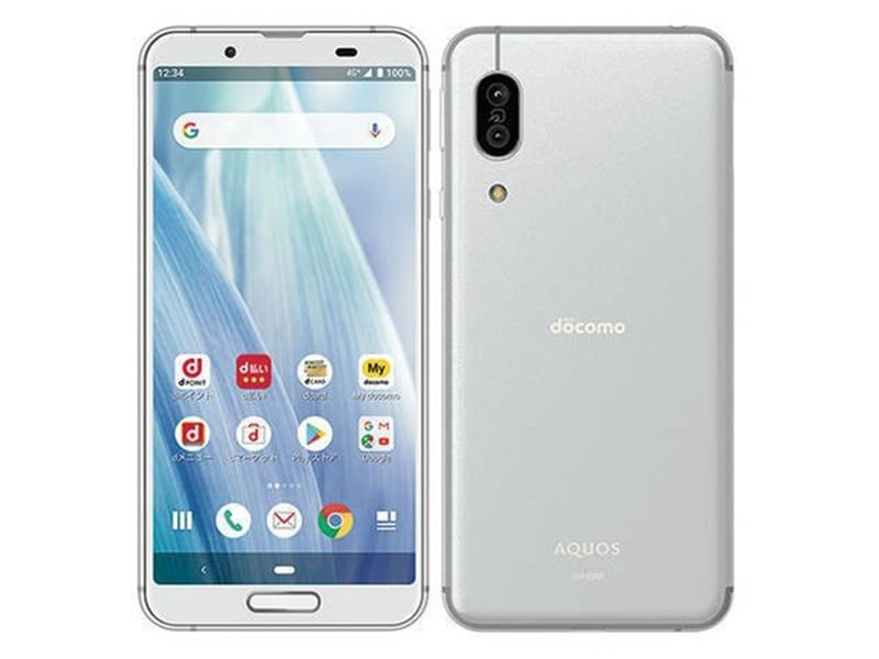 docomo AQUOS sense3 SH-02M シルバーホワイト[SHARP]