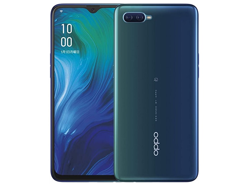 新品未開封　OPPO Reno A CP1983 BLUE SIMフリー64GB 新品・未開封品」 SIMフリー OPPO Reno A blue ブルー [cph1983