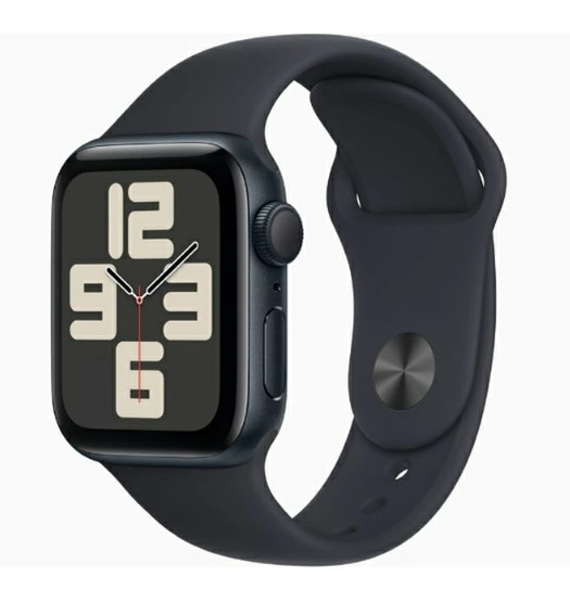 [新品未開封] Apple Watch SE 第2世代 GPSモデル 40mm MR9X3J/A [ミッドナイトスポーツバンド S/M] [国内正規品] [メーカー保証付] 