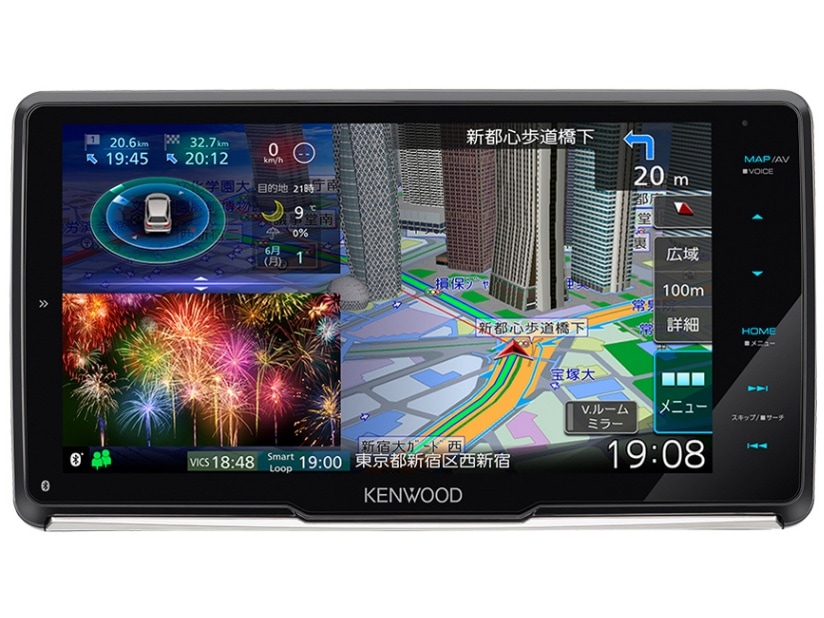  ケンウッド KENWOOD 彩速ナビ AVナビゲーションシステム MDV-M907HDF【カーナビ】