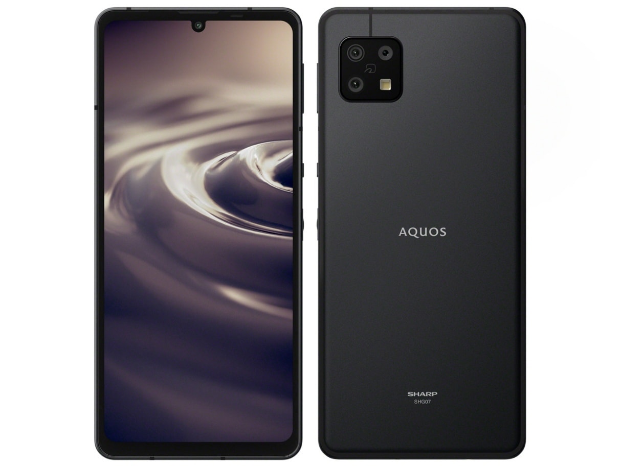 au AQUOS sense6s SHG07 Black ブラック [sharp]