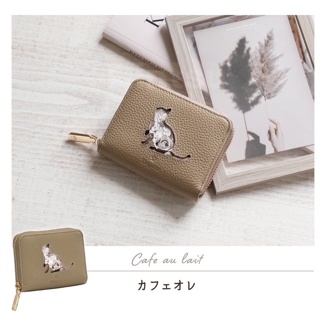 Elegante(エレガンテ)・キャットフラワー蛇腹ミニ財布 | 【公式