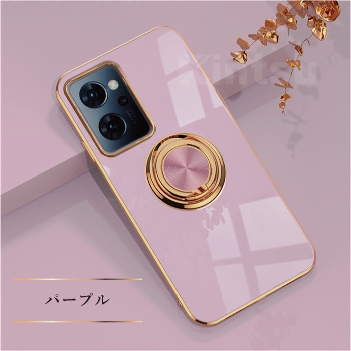 メッキリングTPUケース OPPOシリーズ対応 OPPO Reno9 A / Reno7 A