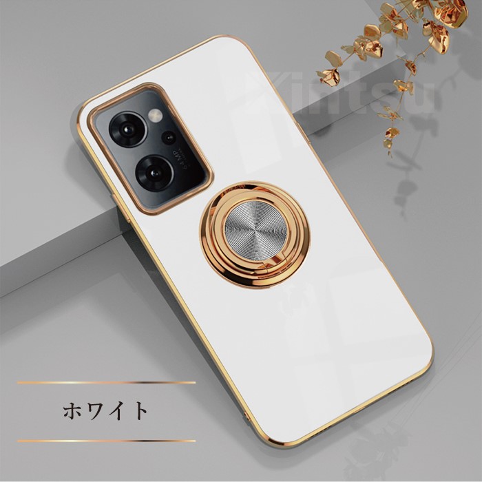 メッキリングTPUケース OPPOシリーズ対応 OPPO Reno9 A / Reno7 A