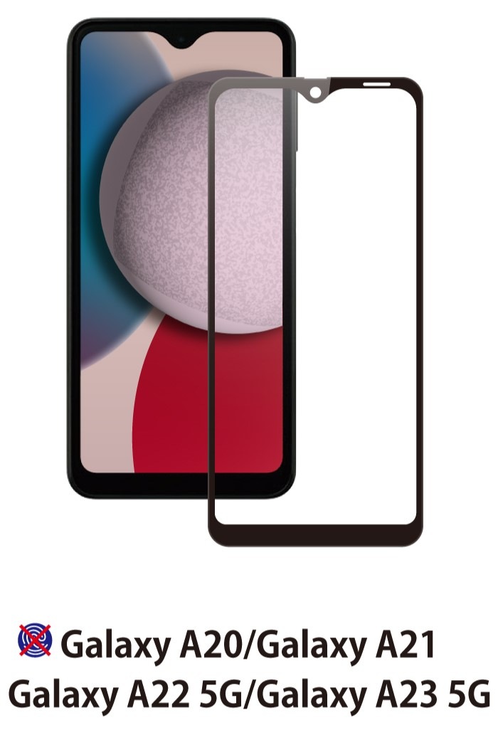 3D ֥롼饤ȥå եȥե졼ݸ 饹ե Galaxy A23 Ѿ׷ 9H ɻ ե륫С