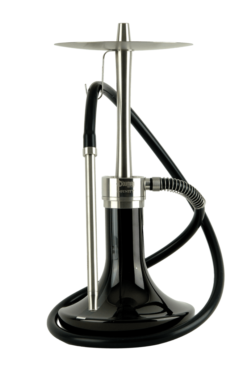 ODUMAN(オデュマン）シーシャ本体 INFINITY BLACK GLASS SILVER BODY