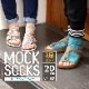 ��2­���å� ����̵����5�ܻ� �����ץ�ȥ� ���롼�� ���å��� �˽����� MOCKSOCKS ������ 22��27cm ���顼20�� / ����ӡ����ݡ��� ������