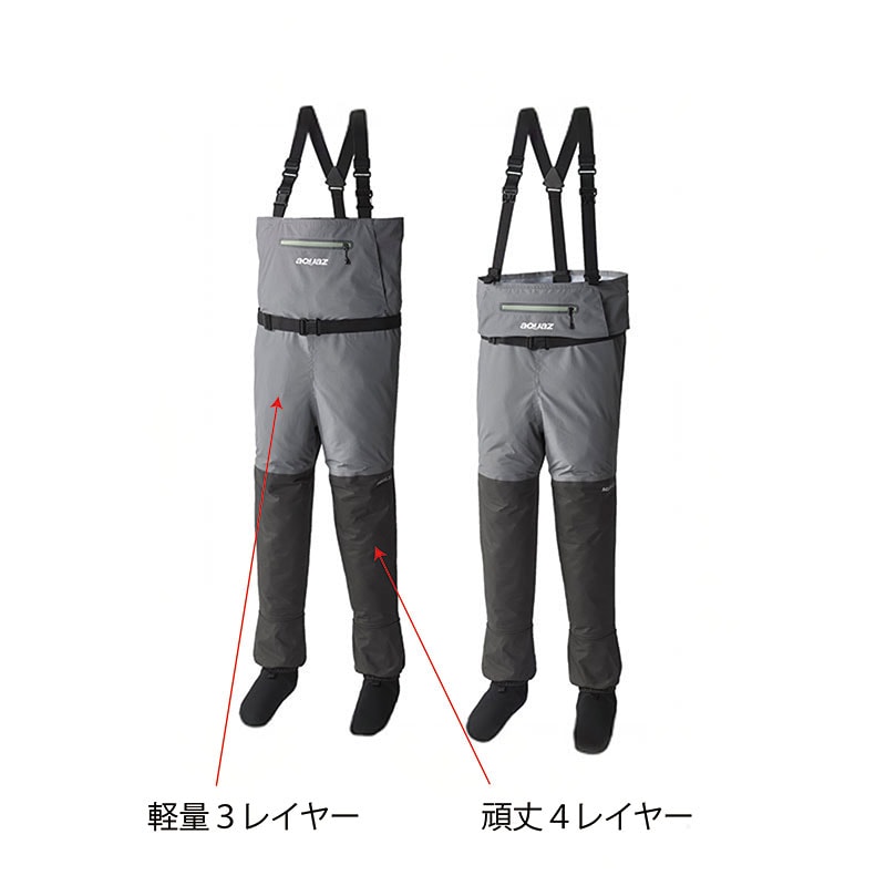 AQUAZ キーナイウェーダー（軽量4レイヤー生地）