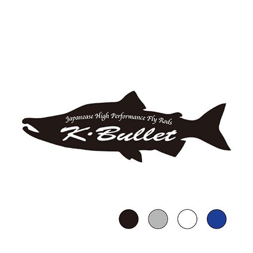 K.Bullet サーモン 特大転写ステッカー