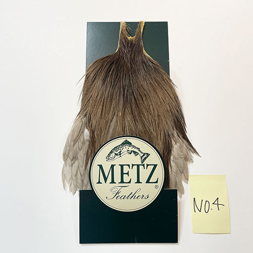 Metzコックネックハックルグレード2ジンジャー