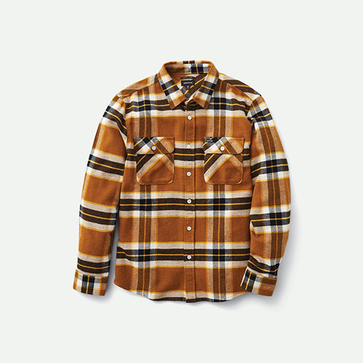 Brixton Bowery L/S Flannel Medal/Bronze