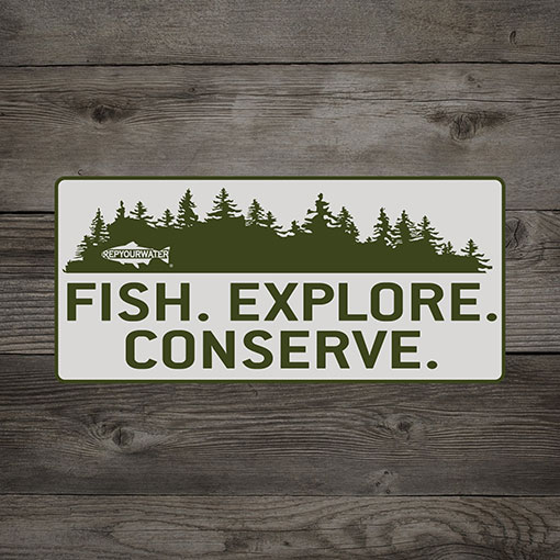 Rep Your Water Fish. Explore. Conserve ���ƥå���