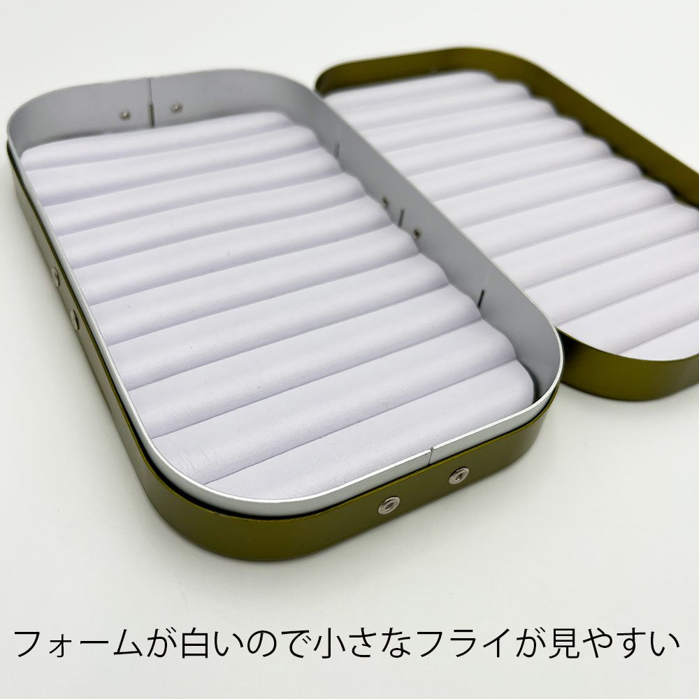 アルミフライボックス　フライセット WWA Classic Fly Aluminium Fly Box [Wave Foam]