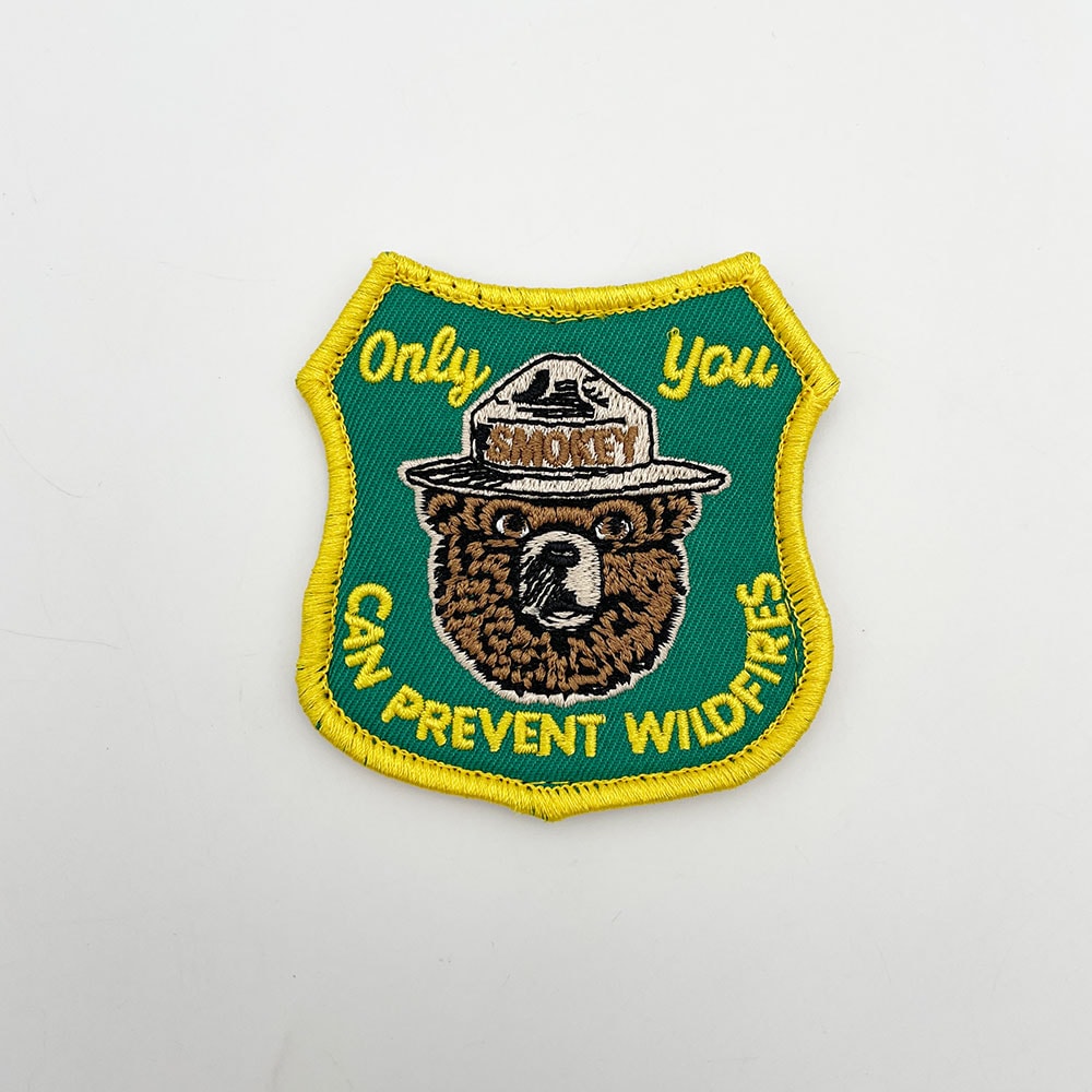ONLY YOU CAN PREVENT WILDFIRES PATCH (イエロー X グリーン) (ワッペン)