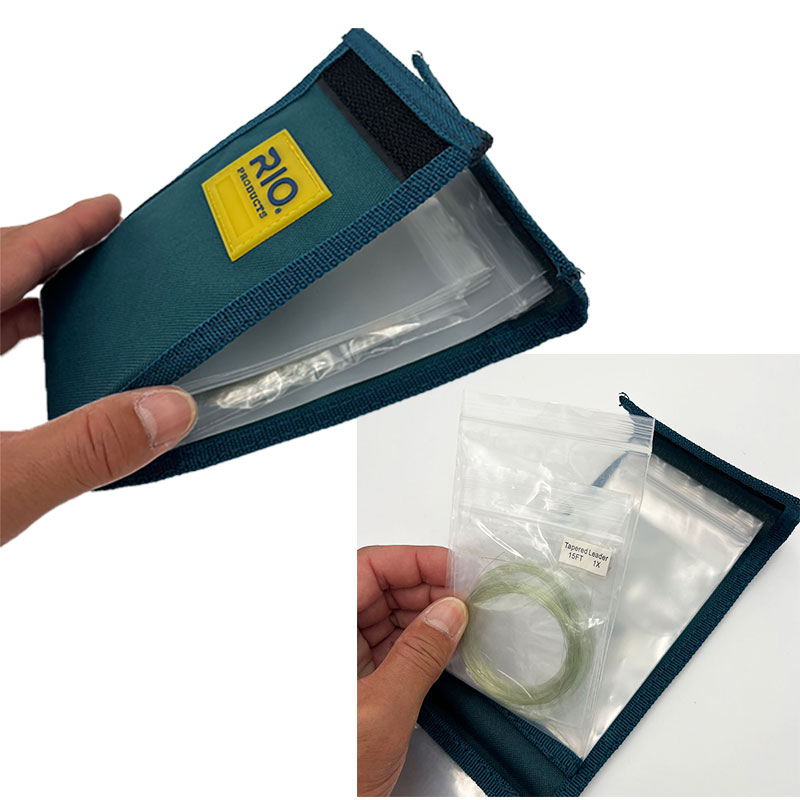 RIO 6ft 24LB Leader 5種+ Leader Wallet RIO Fly Leader Wallet 6 Sleeves for Leaders - AvidMax