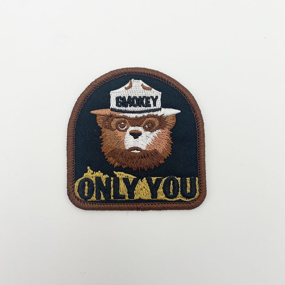 冬物バーゲン8/20までの売り尽くし‼️provoke ゼブラコート美品タグ有り ONLY YOU SMOKEY BEAR PATCH