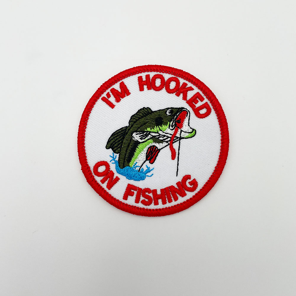 I'm Hooked on Fishing PATCH （ワッペン）