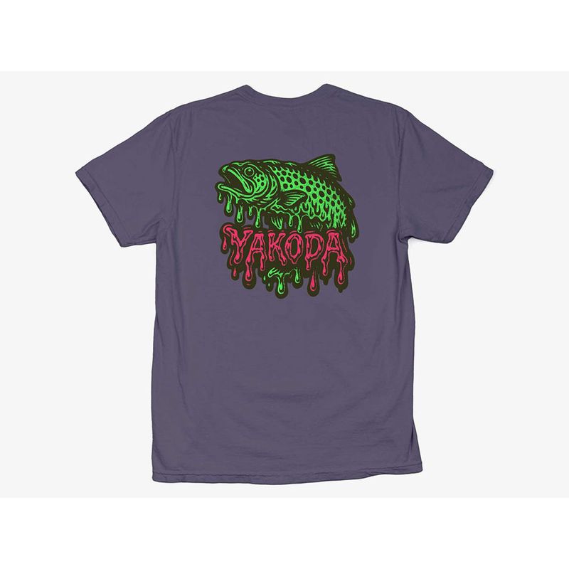 YAKODA Drippy Trout Short Sleeve Tee - Grape