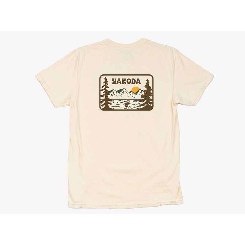 YAKODA Fish Camp Short Sleeve Tee - Ivory