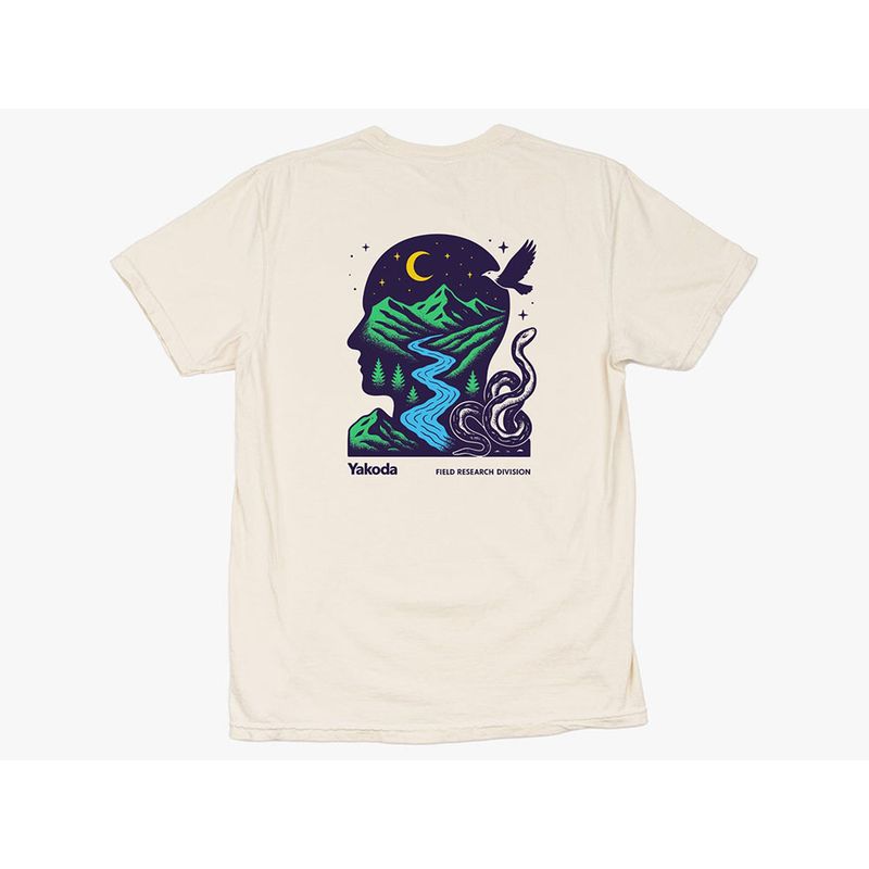 YAKODA Mind Ecology Sleeve Tee - Ivory