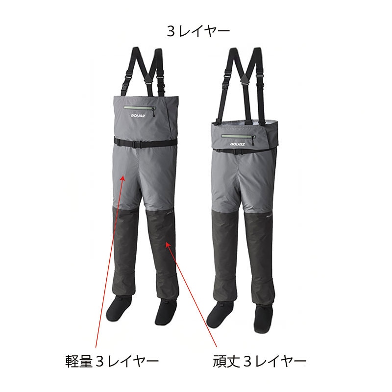 AQUAZ キーナイウェーダー （超軽量3レイヤー生地）